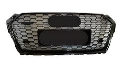 Audi A5 2016–2025 Voorgrille in RS-stijl (2016-2019, zwart) foto 1