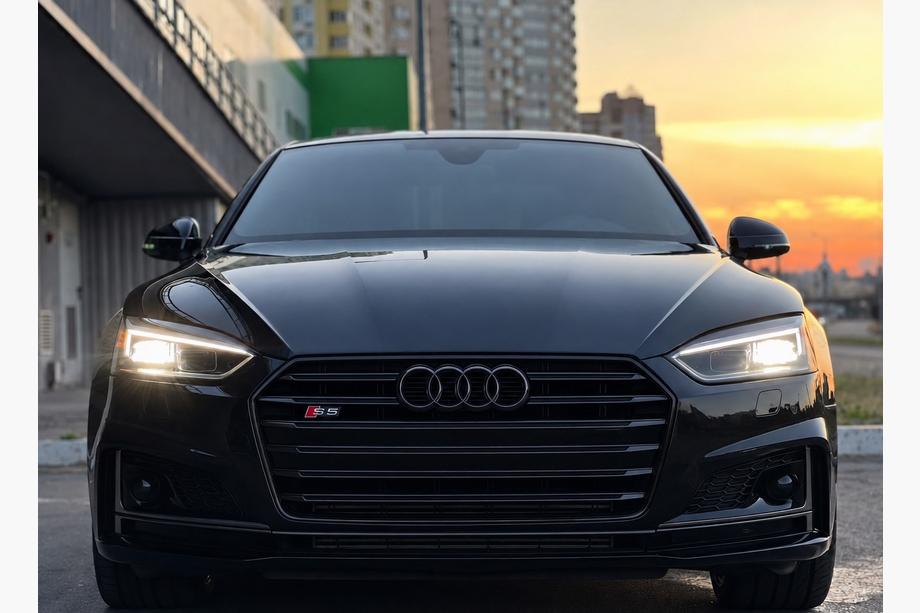 Audi A5 2016–2025 Voorgrille S-style (2016-2019, zwart) Image