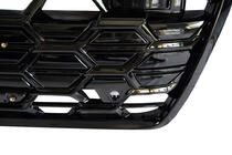 Audi A6 C8 2018–2025 RS-style voorgrille (2024+, zwart) foto 3