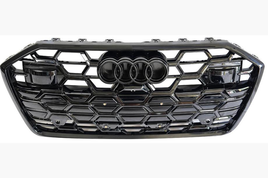 Audi A6 C8 2018–2025 RS-style voorgrille (2024+, zwart) Image