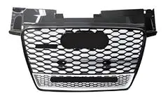 Audi TT 2006–2014 Voorgrille in RS-style met Quattro-opschrift (2008-2014, zwart) foto 1