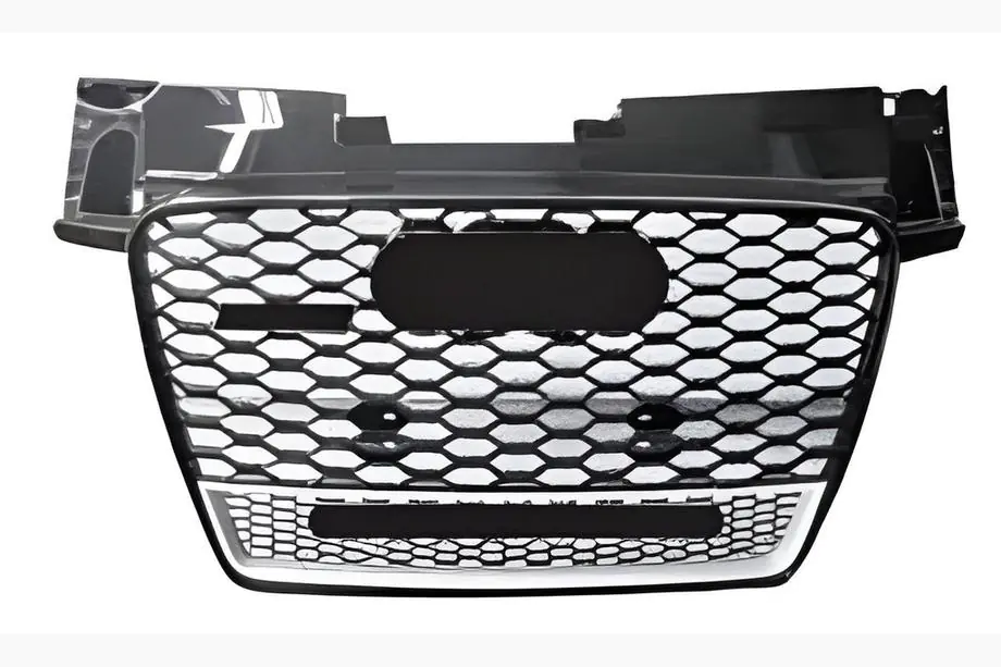 Audi TT 2006–2014 Voorgrille in RS-style met Quattro-opschrift (2008-2014, zwart) Image