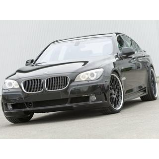 Niergrille 1-bar (hoogglans zwart met chroomrand) BMW 7 Serie F01/F02 2008–2015 foto 4