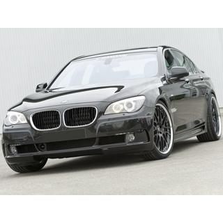 Niergrille 1-bar (hoogglans zwart met chroomrand) BMW 7 Serie F01/F02 2008–2015 foto 3