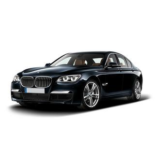 Niergrille 1-bar (hoogglans zwart met chroomrand) BMW 7 Serie F01/F02 2008–2015 foto 1
