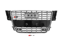 Audi A5 2007–2015 Radiateurgrille S-style (2007-2011, zwart met chroom) foto 1
