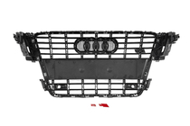 Audi A5 2007–2015 Radiateurgrille S-style (2007-2011, zwart met chroom) foto 4