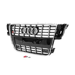 Radiateurgrille S-style (2007-2011, zwart met chroom) foto 2