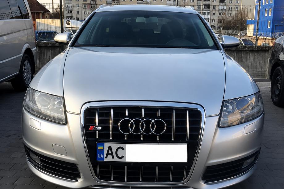 Audi A6 C6 2004–2011 S-style voorgrille (zwart met chroom) Foto 1