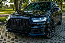 Audi Q7 2015–2026 RS-style voorgrille (2015-2019, zwart) foto 4