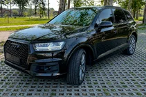 Audi Q7 2015–2026 RS-style voorgrille (2015-2019, zwart) foto 1