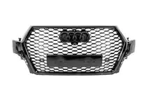 Audi Q7 2015–2026 RS-style voorgrille (2015-2019, zwart) foto 2