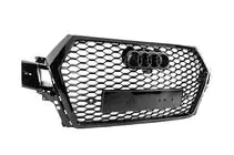 Audi Q7 2015–2026 RS-style voorgrille (2015-2019, zwart) foto 6