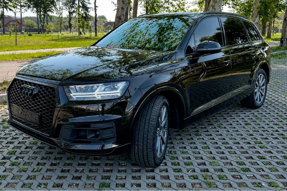 Audi Q7 2015–2026 RS-style voorgrille (2015-2019, zwart) Image