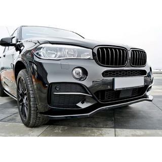 Frontlip spoiler DPT V-1 (voor M-Sport, hoogglans zwart) BMW X5 F15 2013–2018 foto 3