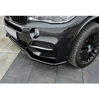 Frontlip spoiler DPT V-1 (voor M-Sport, hoogglans zwart)