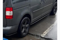 Volkswagen Caddy 2004–2010 Performance side skirts (zwart) foto 2