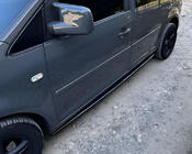 Volkswagen Caddy 2004–2010 Performance side skirts (zwart) foto 4