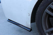 Volkswagen Caddy 2004–2010 Flap achterbumper flaps DPT (ABS) (2 stuks) (glanzend zwart) foto 6