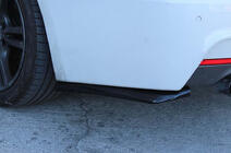 Volkswagen Caddy 2004–2010 Flap achterbumper flaps DPT (ABS) (2 stuks) (glanzend zwart) foto 7