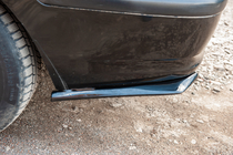 Volkswagen Caddy 2004–2010 Flap achterbumper flaps DPT (ABS) (2 stuks) (glanzend zwart) foto 2