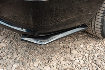 Volkswagen Caddy 2004–2010 Flap achterbumper flaps DPT (ABS) (2 stuks) (glanzend zwart) foto 3