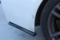 Volkswagen Caddy 2010–2015 Flap achterbumper flaps DPT (ABS) (2 stuks) (glanzend zwart) foto 6