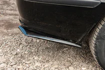 Volkswagen Caddy 2010–2015 Flap achterbumper flaps DPT (ABS) (2 stuks) (glanzend zwart) foto 3