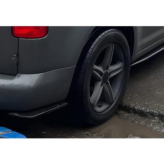 Flap achterbumper flaps DPT (ABS) (2 stuks) (glanzend zwart) foto 1
