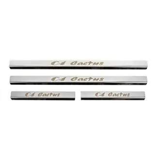Carmos dorpellijsten (set 4 stuks, RVS) Citroen Cactus 2014–2020 foto 1