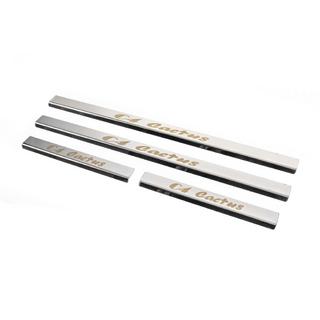 Carmos dorpellijsten (set 4 stuks, RVS) Citroen Cactus 2014–2020 foto 2