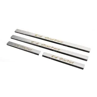 Carmos dorpellijsten (set 4 stuks, RVS) Citroen Cactus 2014–2020 foto 2