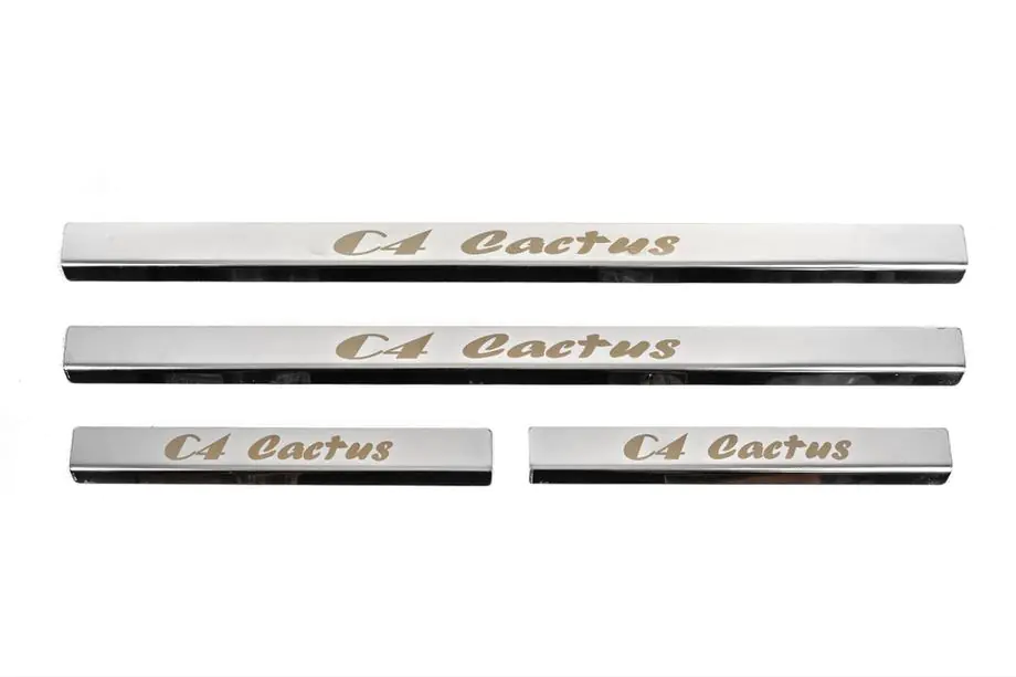 Citroen Cactus 2014–2020 Carmos dorpellijsten (set 4 stuks, RVS) Image