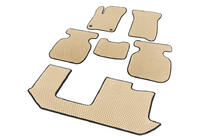 Fiat Freemont 2011–2016 EVA automatten (3 rijen, beige) foto 2