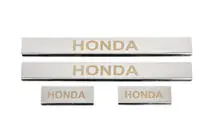 Honda CR-V 2007–2011 Carmos dorpellijsten (set 4 stuks, RVS) foto 1