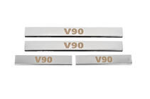 Volvo S90/V90 2016– Carmos dorpellijsten (set 4 stuks, RVS) foto 1