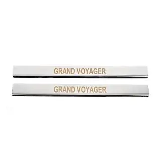 Carmos instaplijsten (2 st., RVS) Chrysler Voyager 2008–2016 foto 1