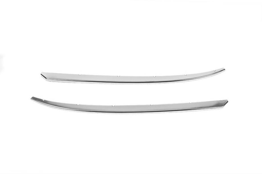 Ford Custom 2023– RVS hoekbeschermers voor de voorbumper (set 2 stuks) Foto 3