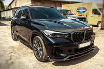 BMW X5 G05 2019–2026 Voorbumper lipspoiler Paradigm V-2 (2018-2022, echt carbon) foto 9