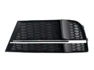 Audi A3 2012–2020 Mistlampgrilles S-Style V-2 (2016-2020, 2 stuks, Zwart) foto 3