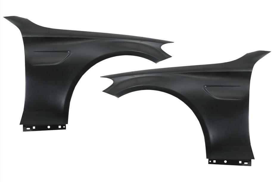 Mercedes C-klasse W205 2014–2021 Bodykit met motorkap en spatborden (C63 AMG) Foto 4