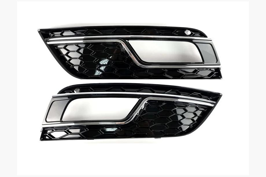 Audi A4 B8 2007–2015 Mistlamproosters RS-Style (2012-2015, 2 stuks, zwart) Foto 2