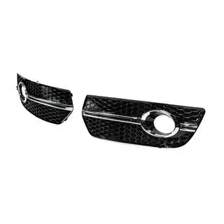 Mistlampgrilles RS-Style (2008-2012, 2 stuks, zwart met chroom) foto 2