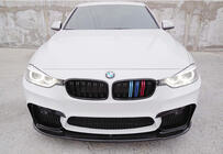 BMW 4 Serie F32/F33/F36 2012–2020 Front bumper lip DPT Lip V-1 (voor M4, glanzend zwart) foto 1