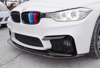 BMW 4 Serie F32/F33/F36 2012–2020 Front bumper lip DPT Lip V-1 (voor M4, glanzend zwart) foto 5
