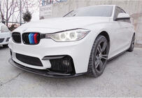 BMW 4 Serie F32/F33/F36 2012–2020 Front bumper lip DPT Lip V-1 (voor M4, glanzend zwart) foto 6