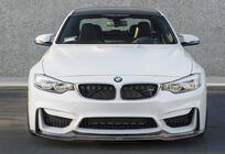 BMW 4 Serie F32/F33/F36 2012–2020 Voorbumperlip DPT Lip V-2 (voor M4, hoogglans zwart) foto 1