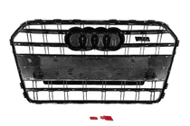 Audi A6 C7 2011–2017 Zwarte voorgrille met chromen omlijsting S-Style (2014-2017) foto 4