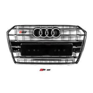 Zwarte voorgrille met chromen omlijsting S-Style (2014-2017) foto 1