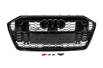 Audi A6 C8 2018–2025 RS-stijl grille (met ACC, zwart) foto 1